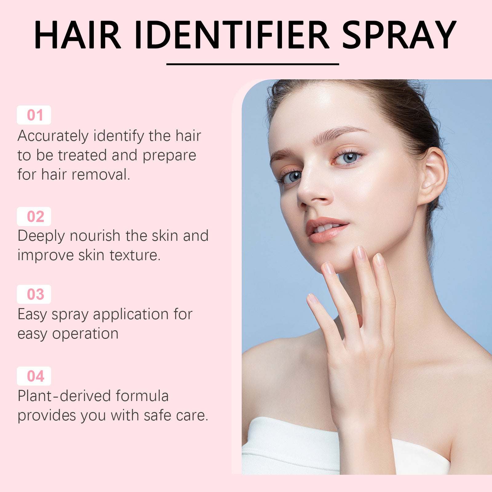 Facial Hair Removal & Moisturizing Spray - Rarvelle