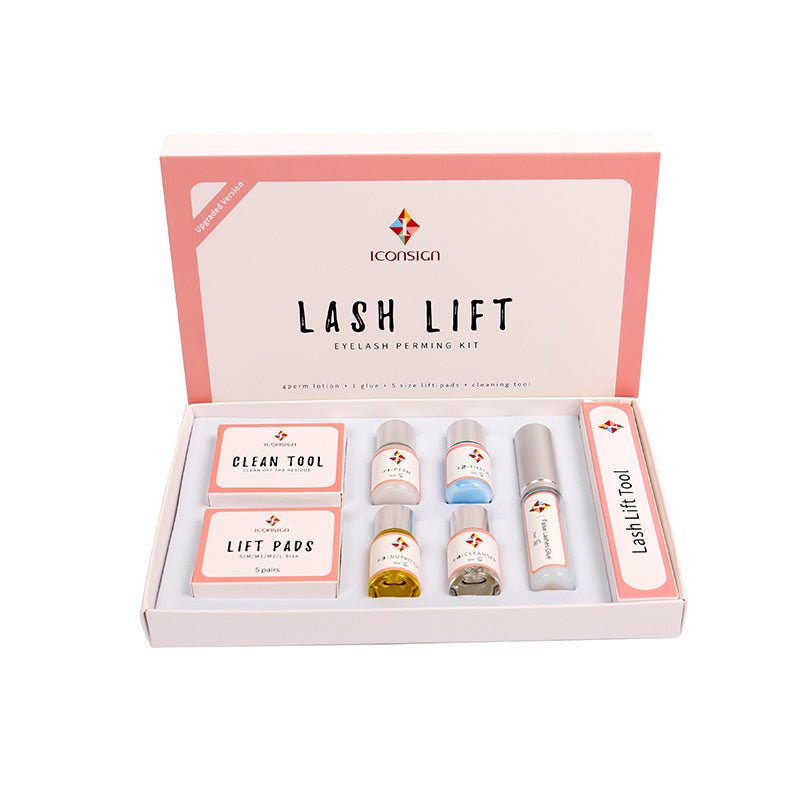ICONSIGN Lash Lift Kit – Pro Eyelash Perm Kit for Long - Lasting Curl - Rarvelle