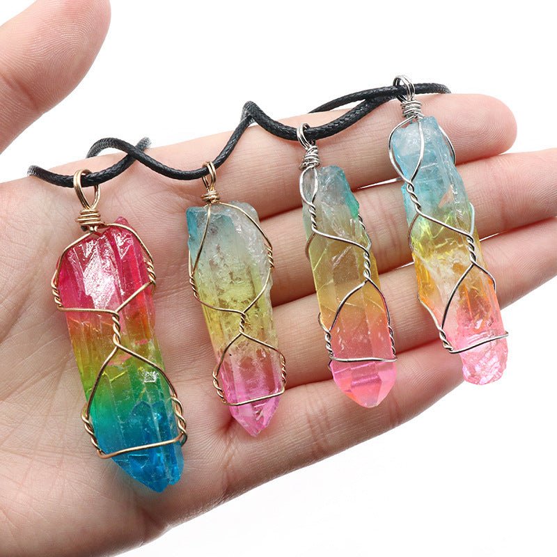 Rarvelle™ Stone Crystal Fashion Necklace - Rarvelle