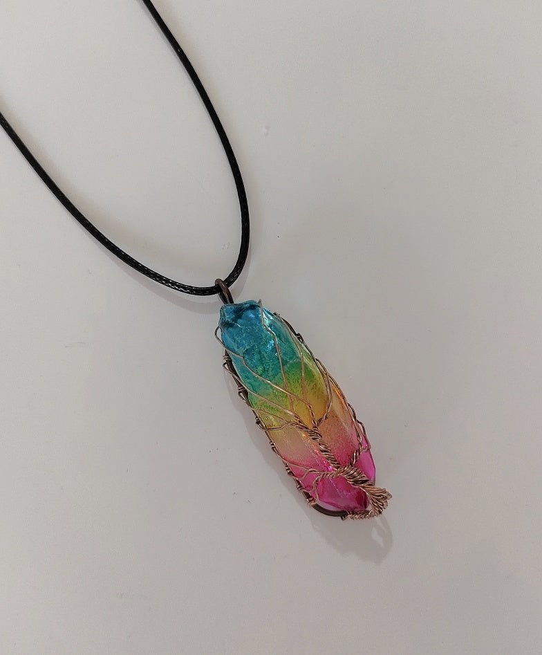 Rarvelle™ Stone Crystal Fashion Necklace - Rarvelle