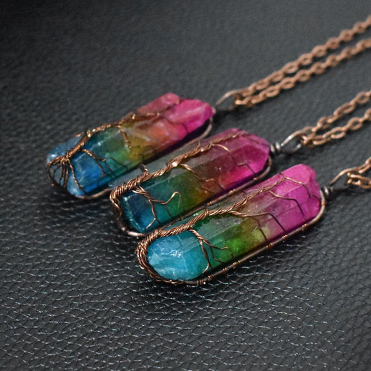 Rarvelle™ Stone Crystal Fashion Necklace - Rarvelle