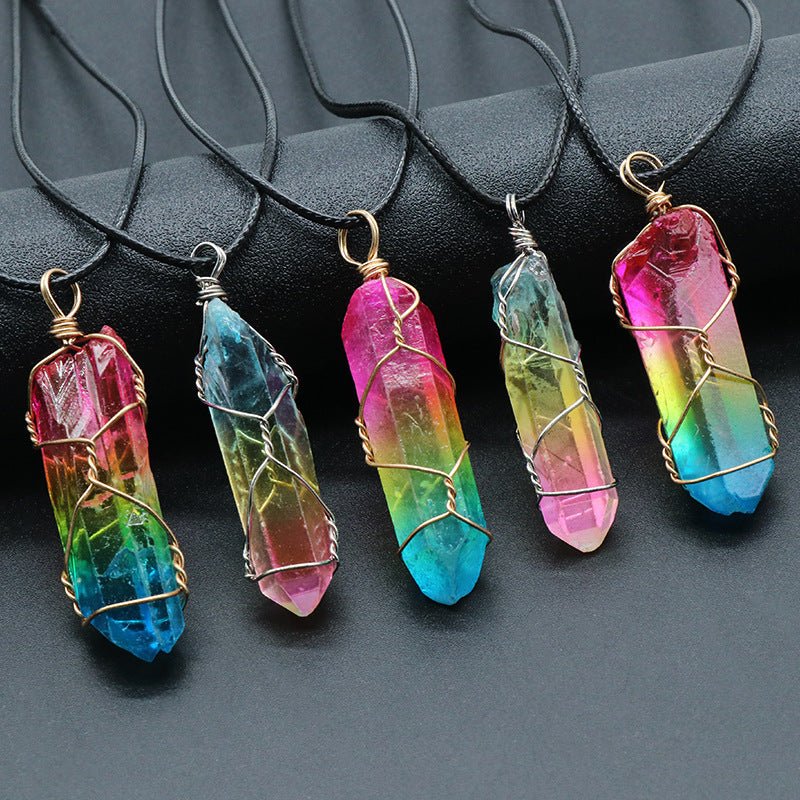 Rarvelle™ Stone Crystal Fashion Necklace - Rarvelle