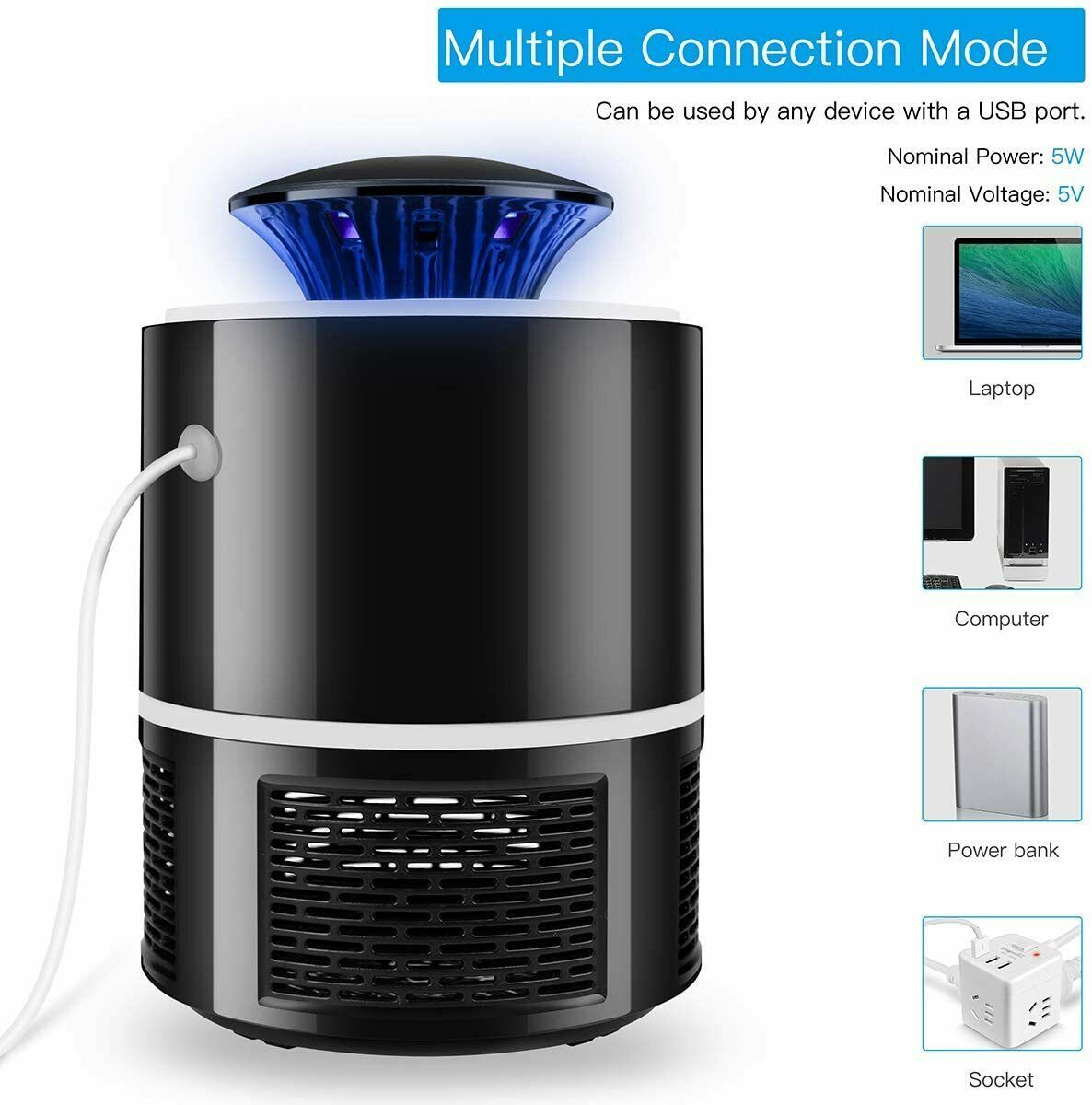 Smart Electric UV Mosquito Killer - Rarvelle